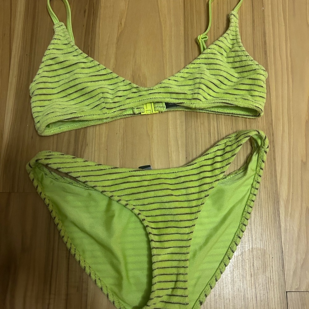 Triangl Green Bikini Set